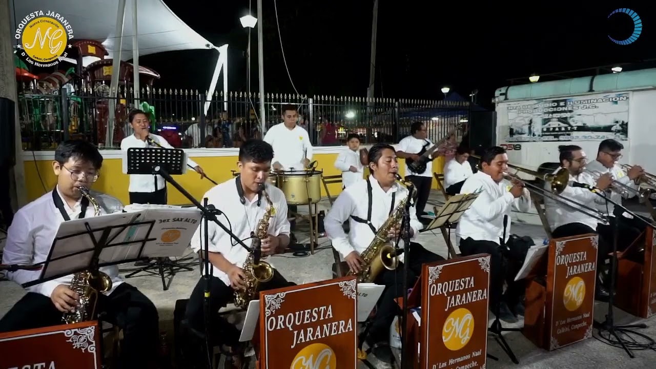 HERMANAS ARGÜELLO - orquesta. NUEVA GENERACIÓN  - video cortesía Producciones LCI - jarana yucateca