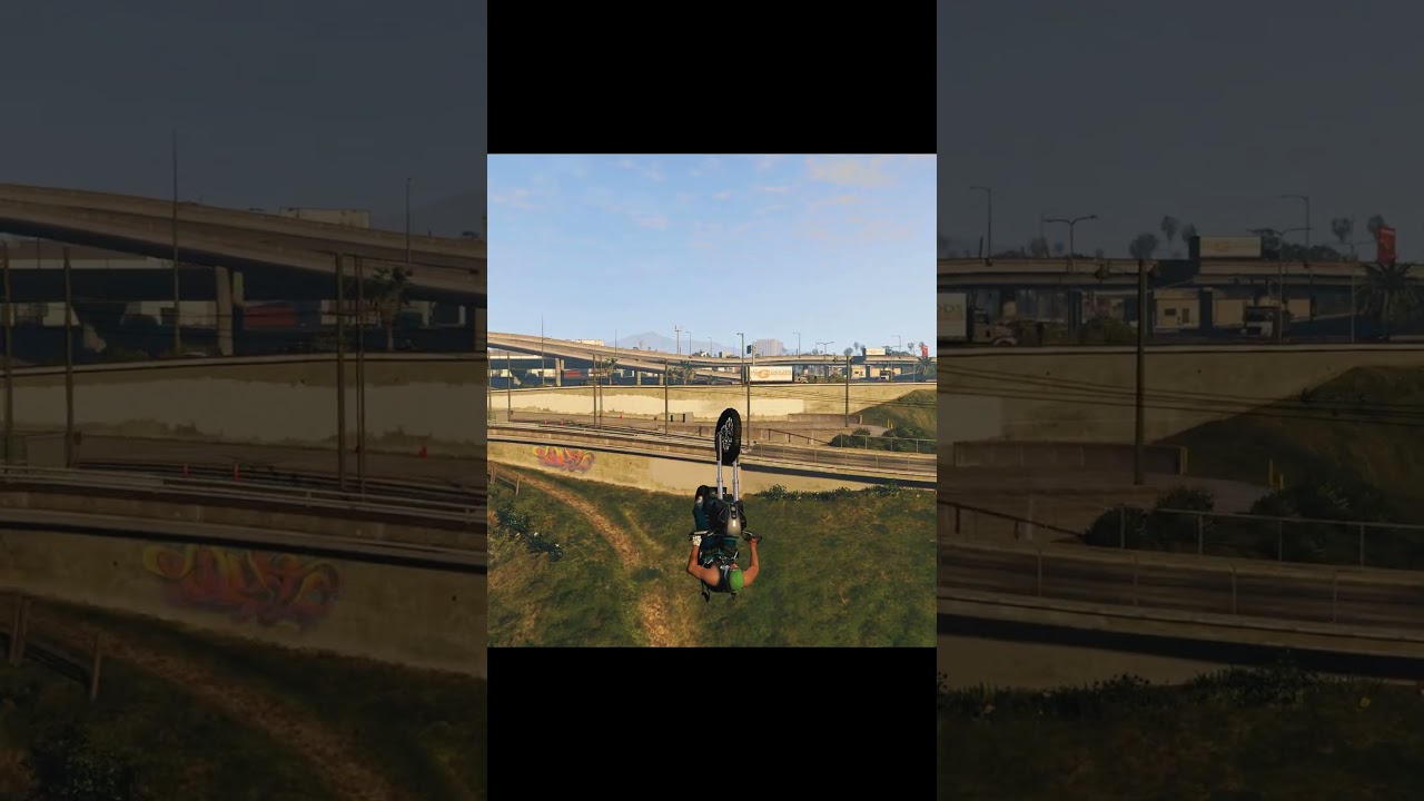 GTA 5 Bike Stunt Jump 😱
