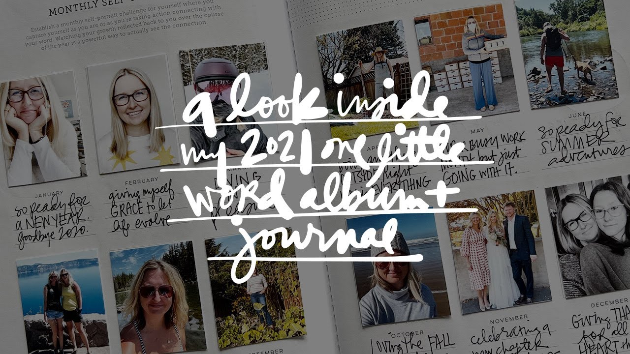 A Look At My Completed One Little Word® Album + Journal For 2021