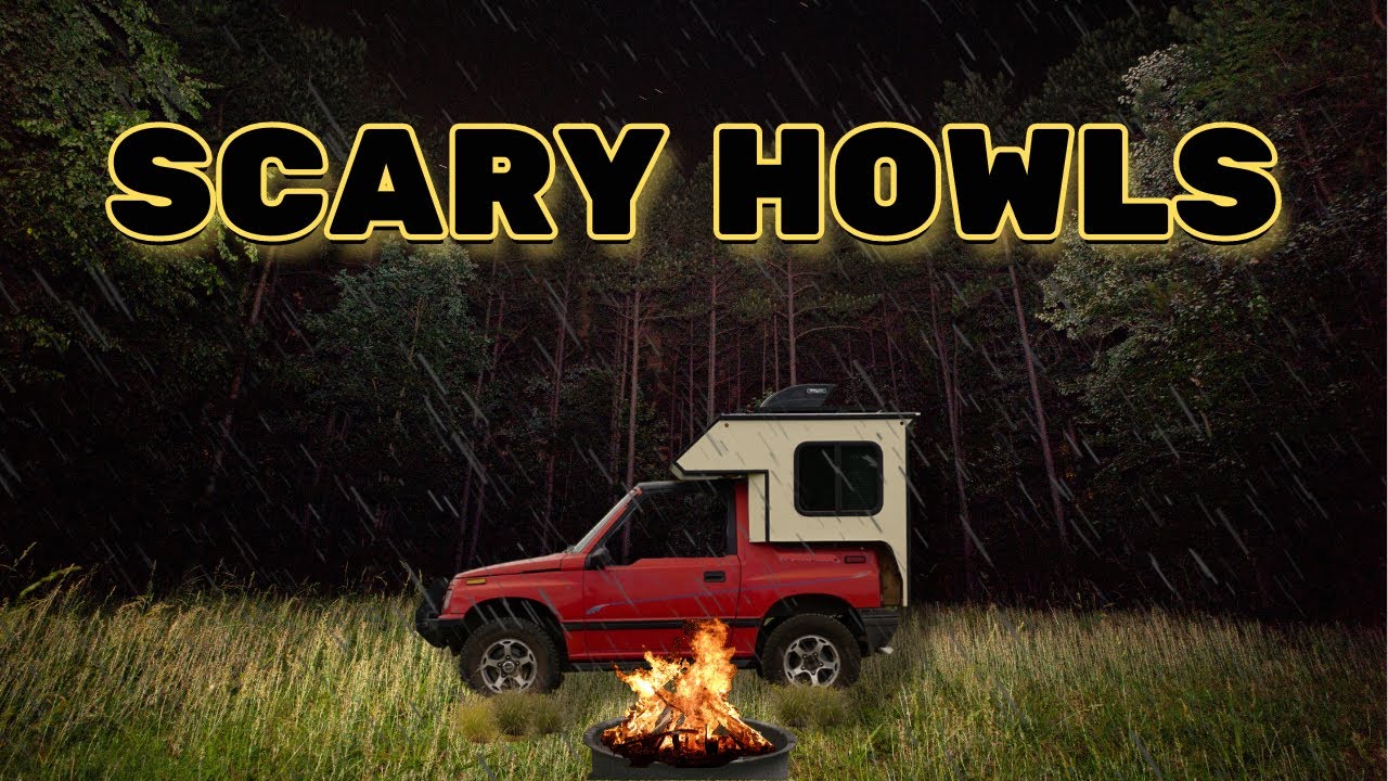 Disturbing Howls Caught On Camera While SOLO Camping + POOP RANT