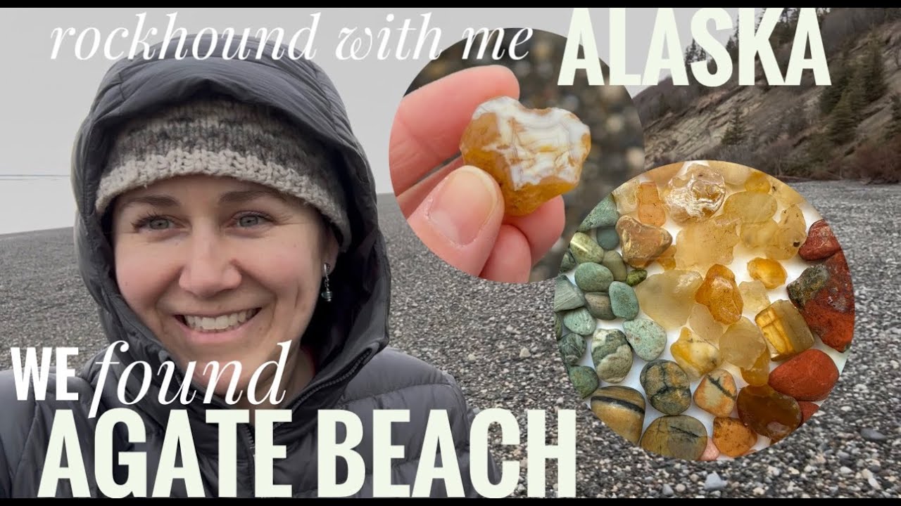 Agate Beach ALASKA | Rockhound with Me | Searching for Alaskan Agates | Beach Combing | Beach Agates