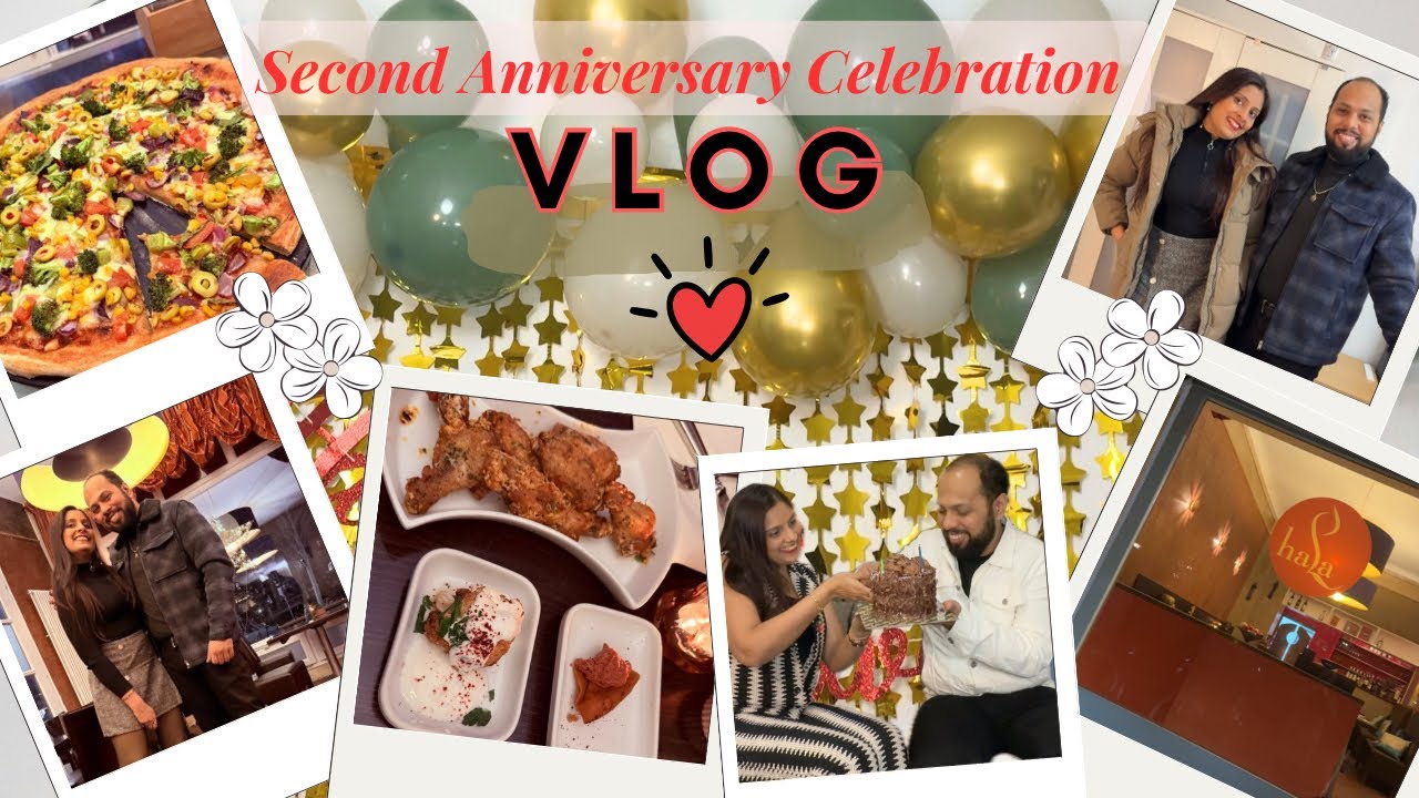 2nd Anniversary Celebration in Hamburg | Our Cozy Home Celebration & Date Night ✨