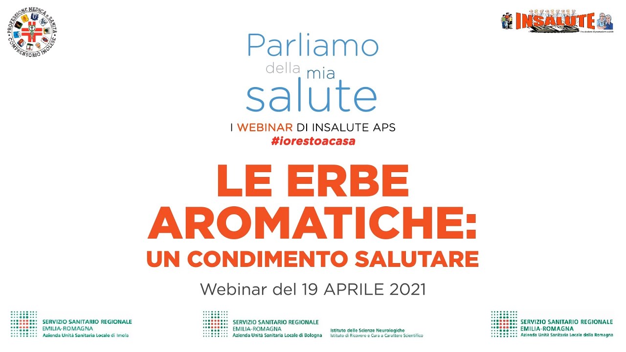 Le erbe aromatiche: un condimento salutare | I webinar di InSalute