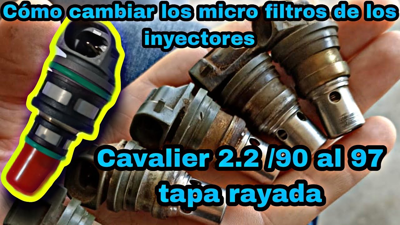 Como Cambiar Micro Filtros de inyectores Cavalier 2.2 //#chevrolet #cavalier #pontiac #sunfire #s10