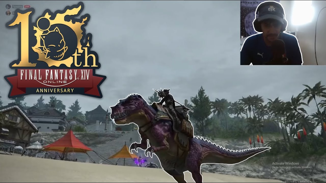 Getting the Tyrannosaur Mount Final Fantasy XIV 10th Anniversary