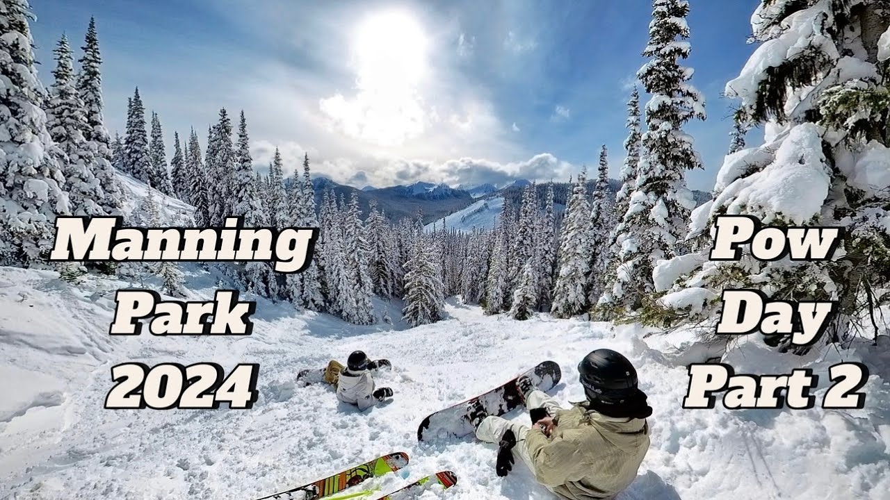 Manning Park Epic Pow Day! Part 2 Popular Black Diamond Runs...