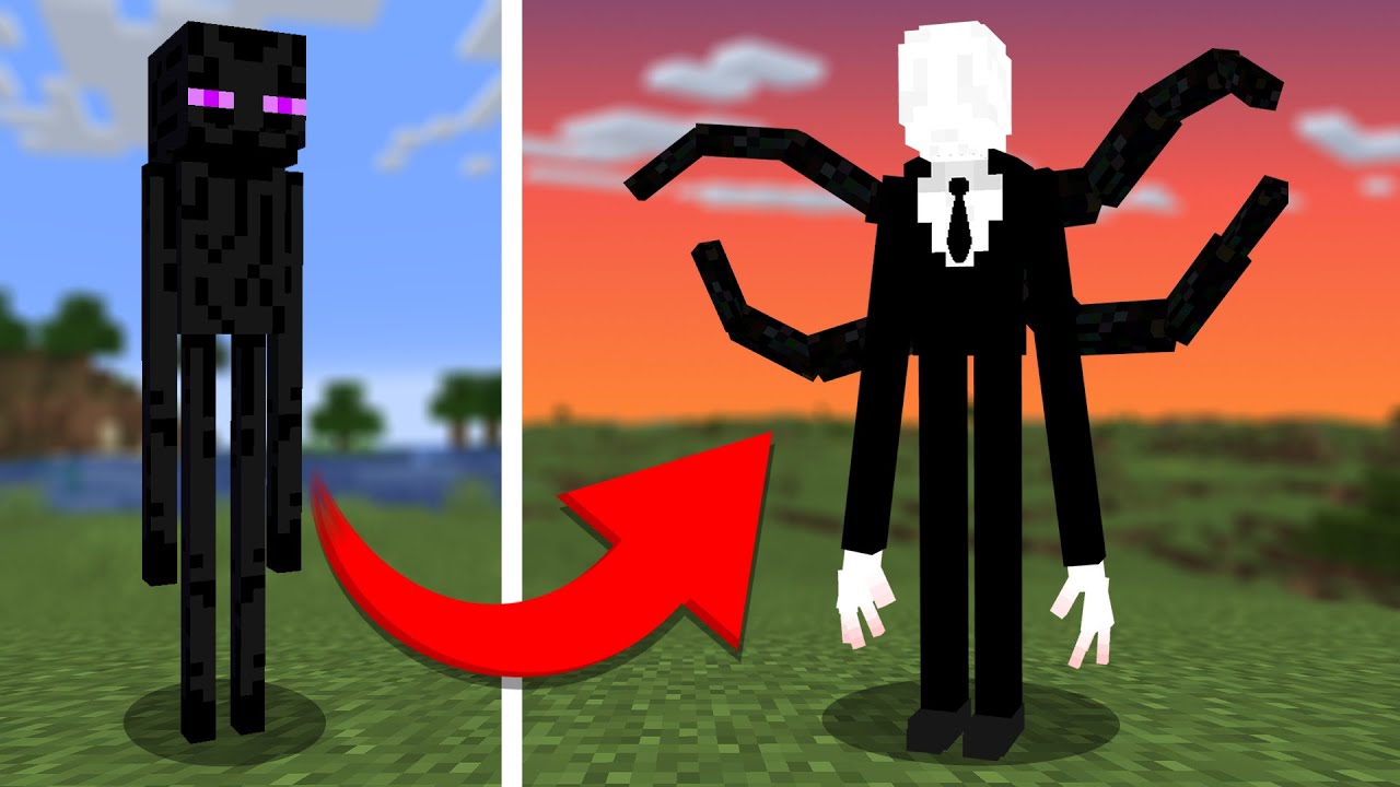 Я переделал всех страшных мобов в Minecraft.