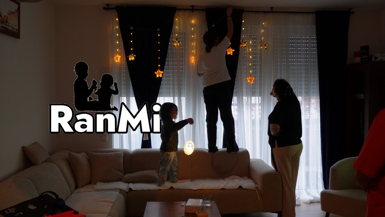 Visinski radovi nekako cijeli dan, ukrasili kuću sijalicama