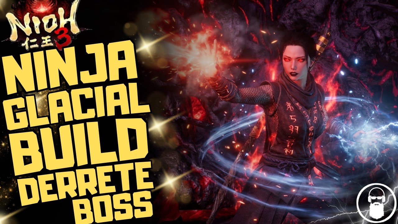 NIOH 3 – Build Ninja Onmyo INSANA! Calamidade Glacial Derretendo Bosses na Jornada do Xogun