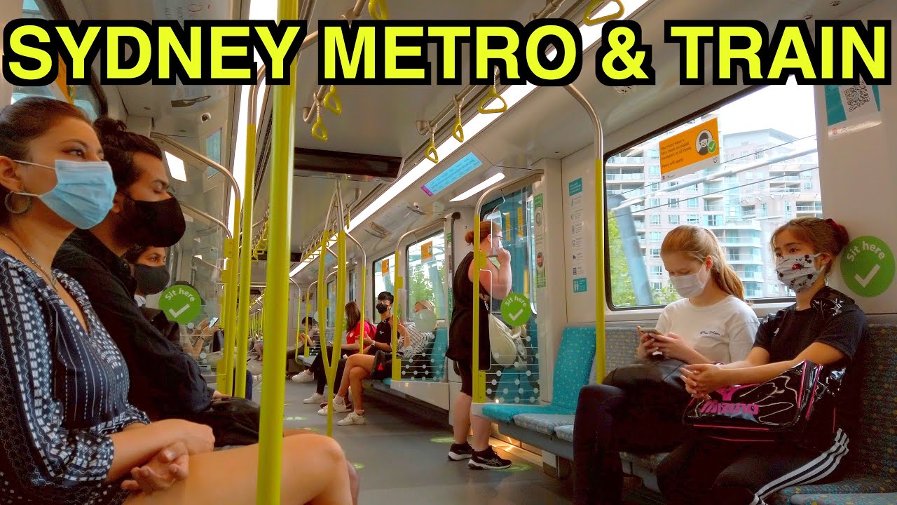 【4K】 🇦🇺 SYDNEY METRO+TRAIN RIDE  | Macquarie University to Central Station | Sydney Australia