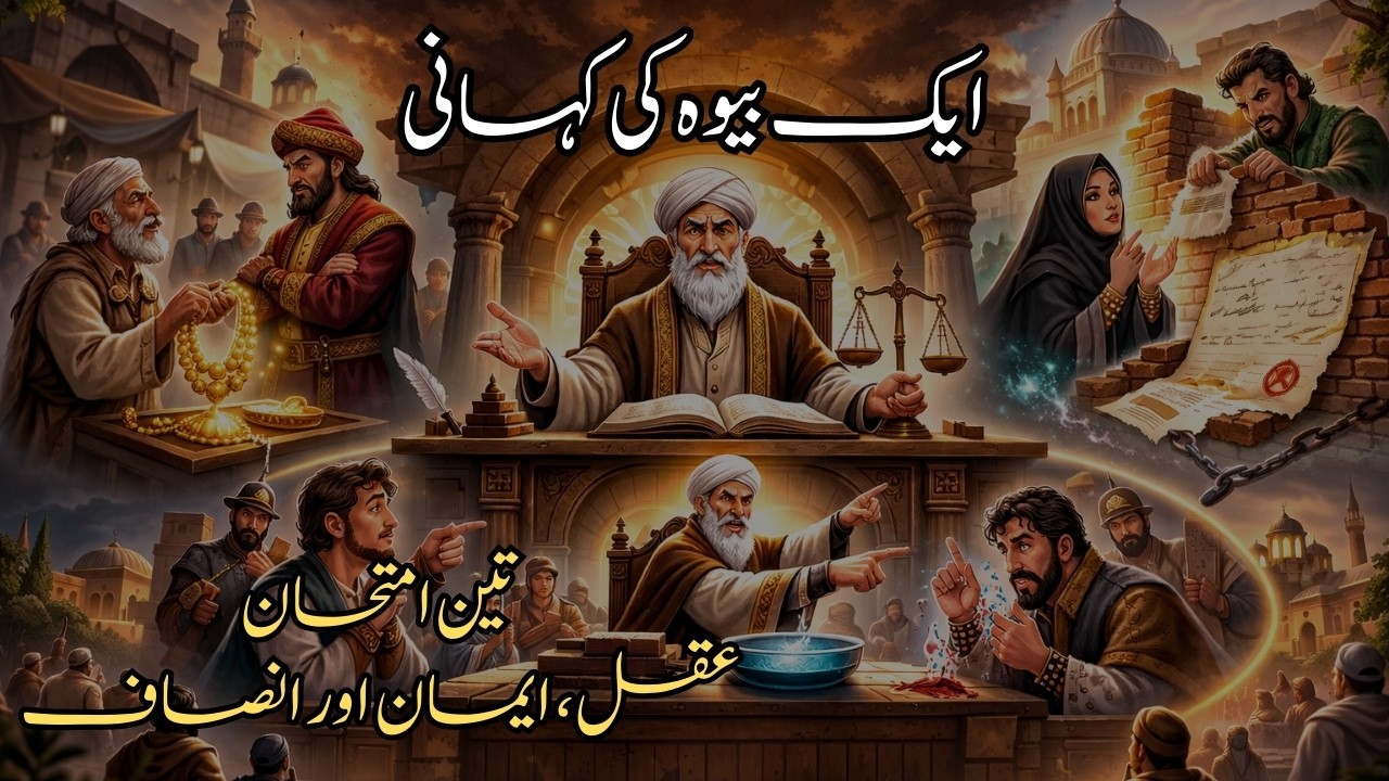 Qazi Aur Teen Anokhe Muqadme | Sabaq Amoz Kahani | Urdu Hindi Moral Story | Old Tales Legends
