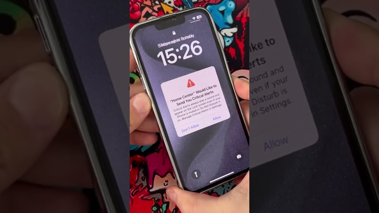 Home would like to send you critical alert problem solved #iphonetips #home #criticalalerts