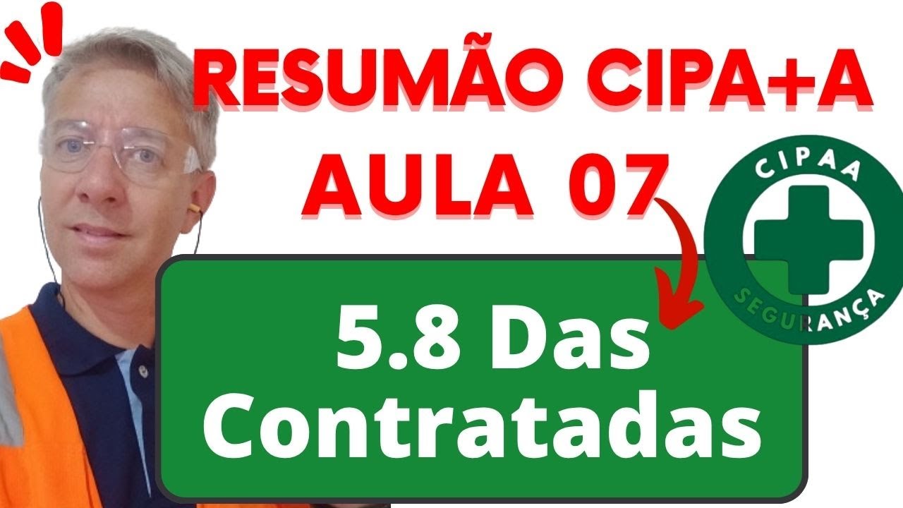 CIPA das Organizações Contratadas para Prestação de Serviços (Atualizado)