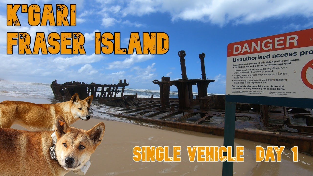 K'GARI...Fraser Island ..Tropical paradise 4x4 driving ..day 1 of 4