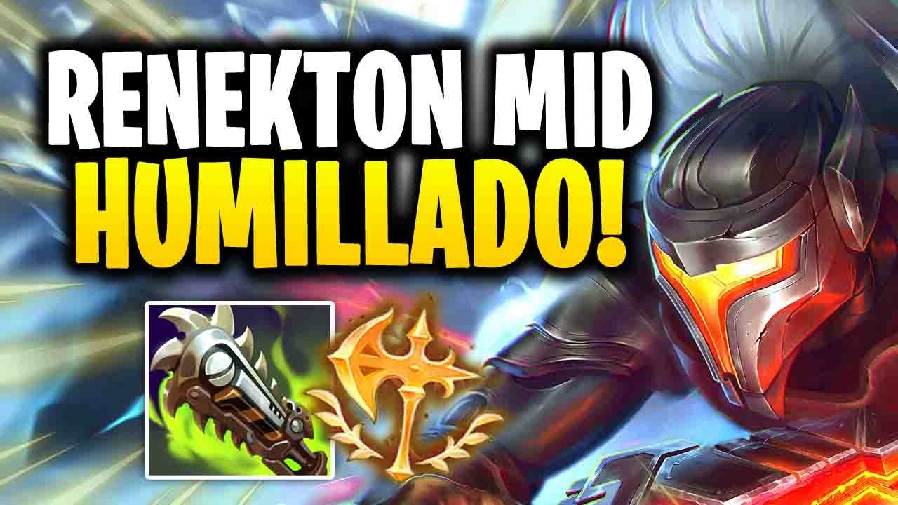 💎¡ASÍ SE GANA una PARTIDA PERDIDA contra un RENEKTON MID! 💎