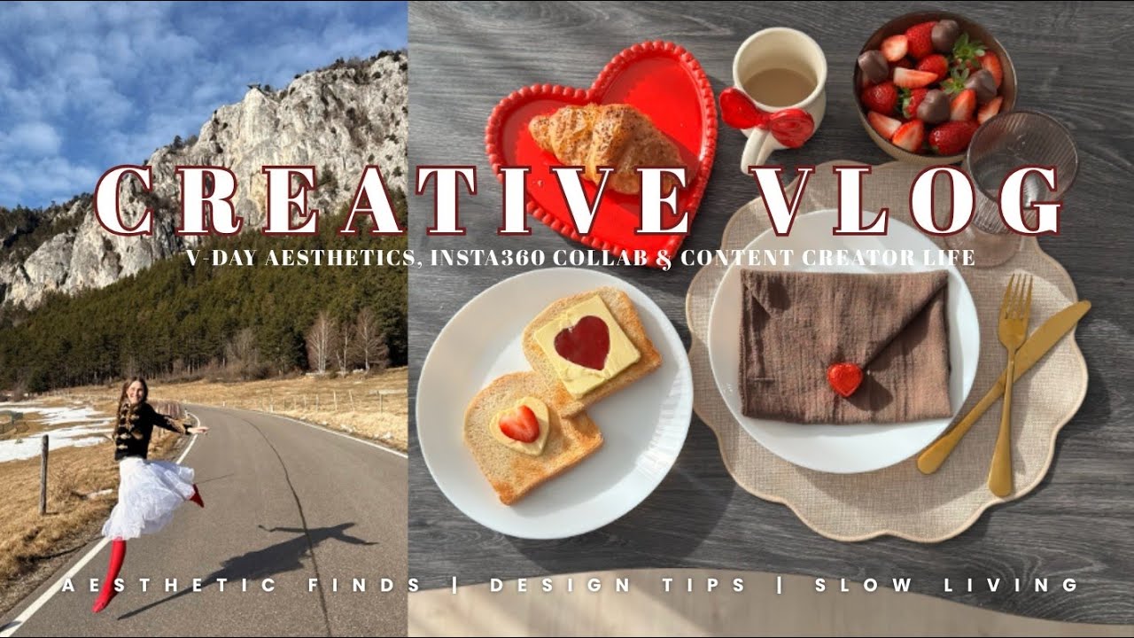 Creative Vlog | Valentine&rsquo;s Day Aesthetics & Action + Kik Run