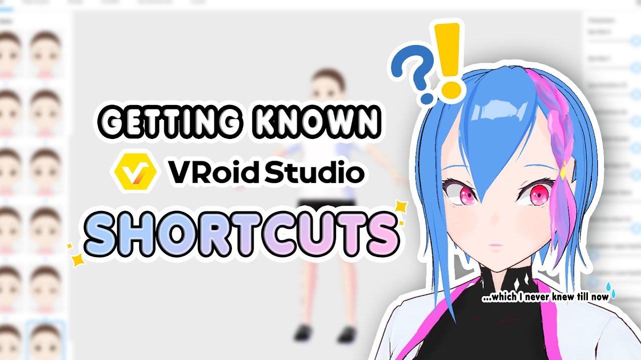 INTRODUCING VROID STUDIO STABLE VERS. SHORTCUTS
