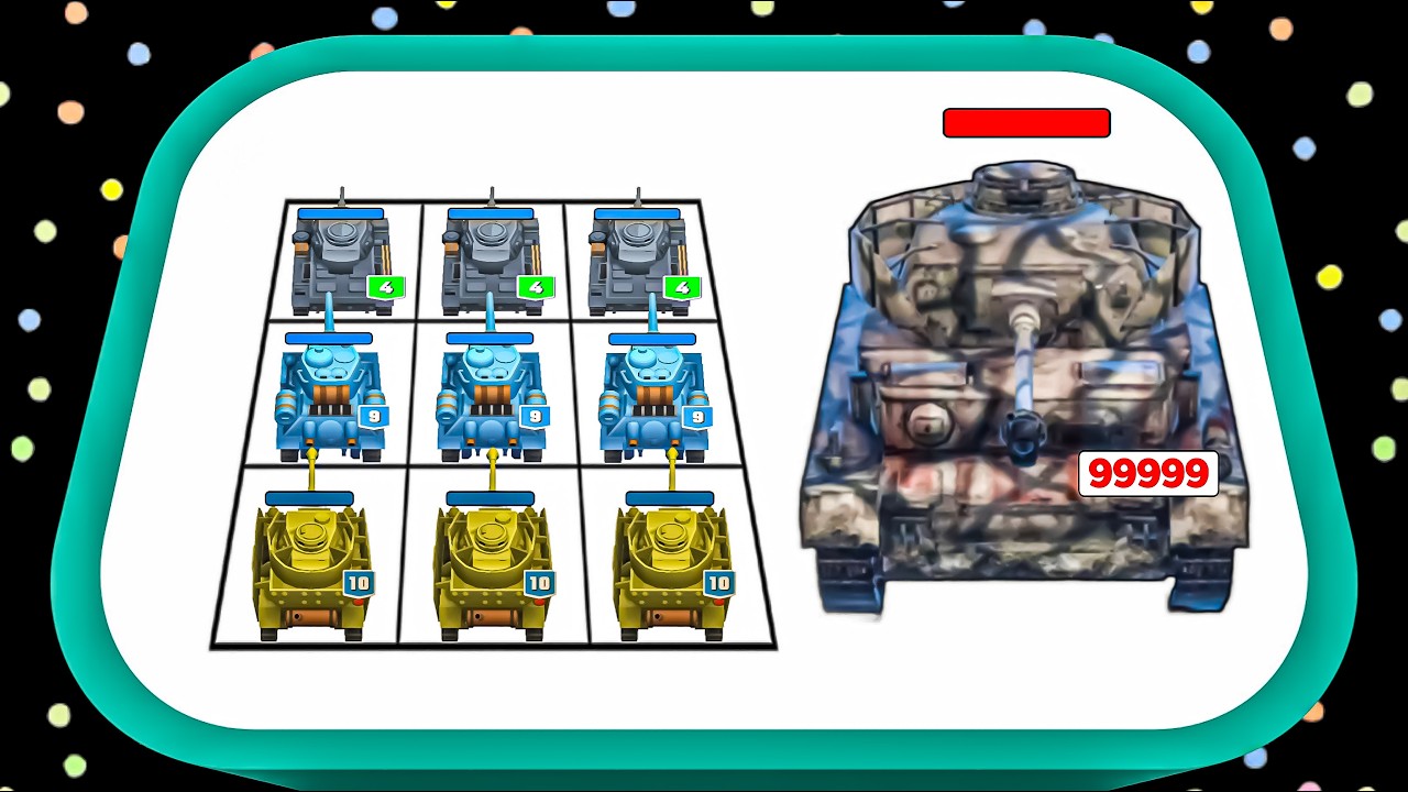 Ready To War Merge Tanks Army | WW2 Tanks Evolution Battle Challenges