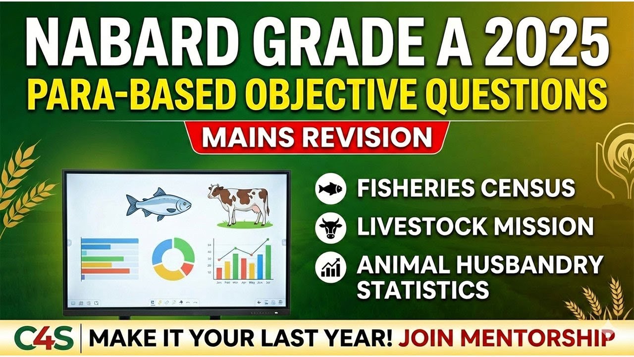Para-based Objective Questions| Revision | NABARD Grade A 2025 |