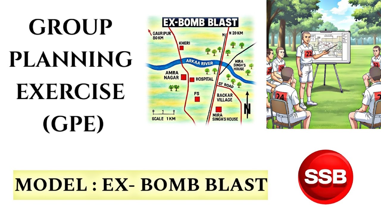 Group Planning Exercise (GPE) Solved | Real Model | EX- BOMB BLAST | SSB INTERVIEW