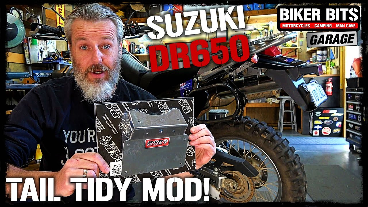 Suzuki DR650 - Tail Tidy - B&B Offroad Number Plate Holder!