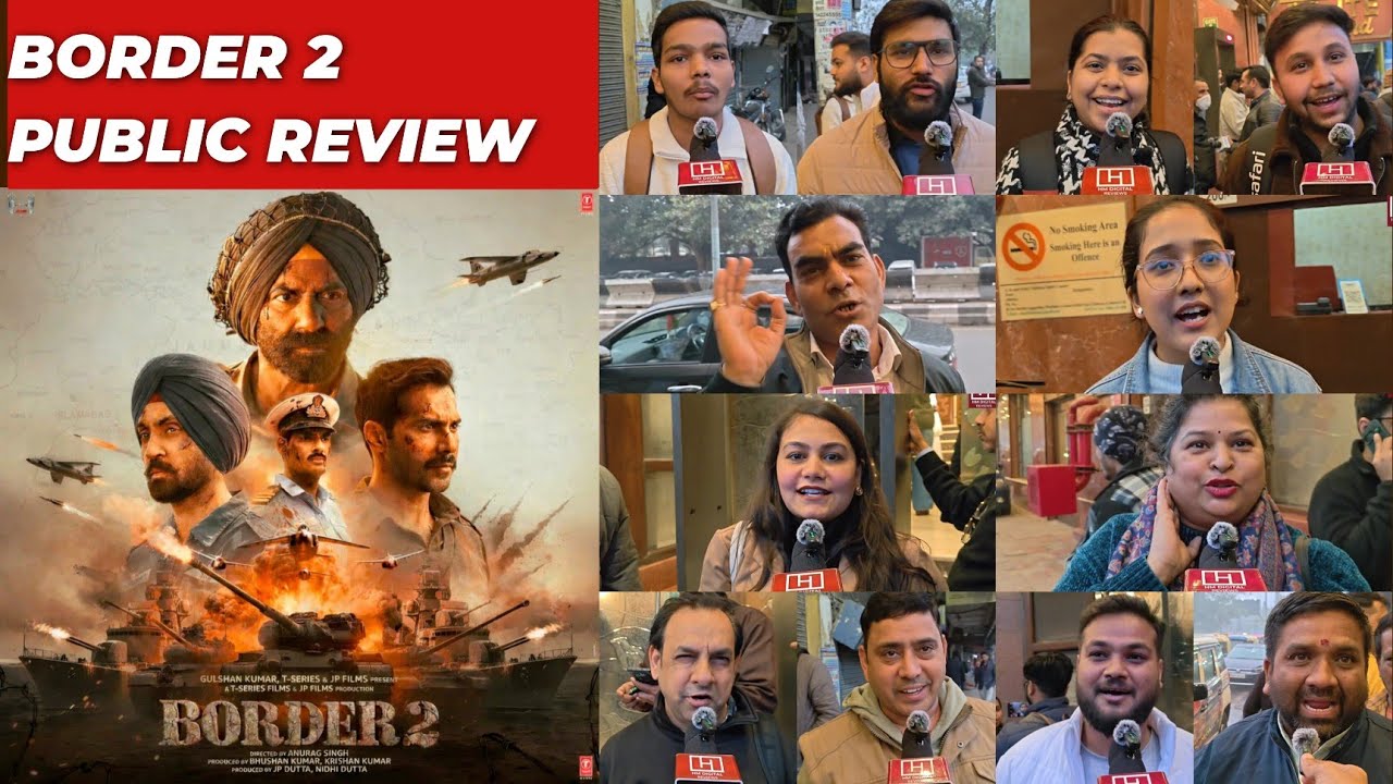 Border 2 Public Review| Sunny Deol | Varun Dhawan | Diljit Dosanjh | Ahan Shetty | border 2 review 