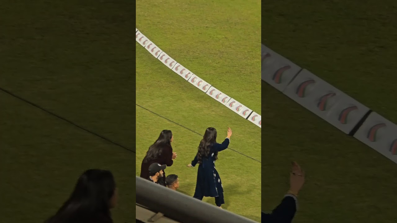 Beautiful Girls are Dancing On Cricket Stadium #foryou #cricketlover #cricket #shorts