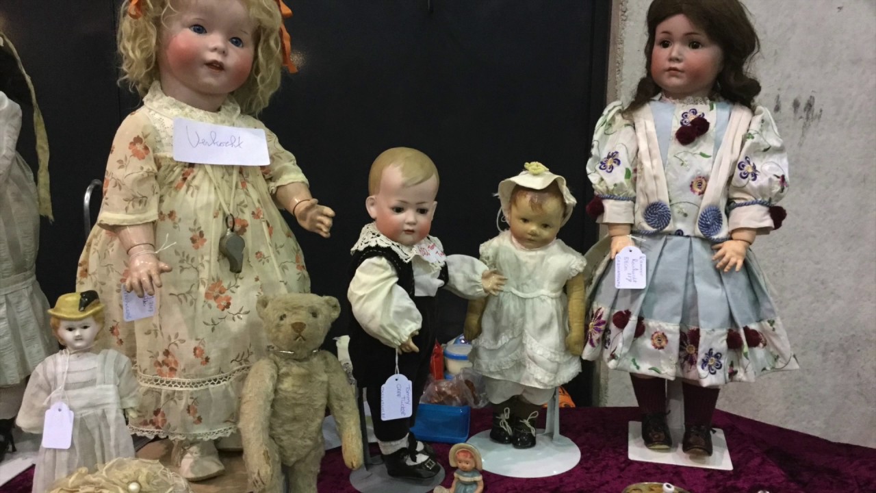 Poppenbeurs Den Bosch Niesje Wolters 2016 - Antieke poppen