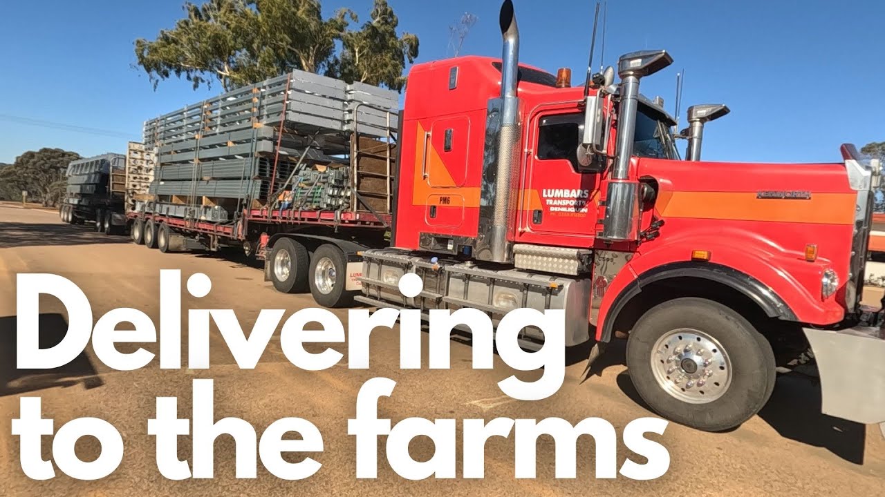 Road Train load of Steel to the Farms of WA