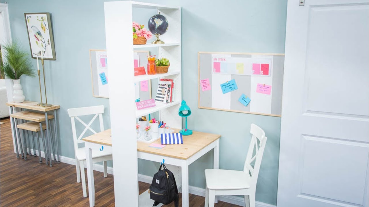 Ken & Maria's DIY Homework Station - Home & Family