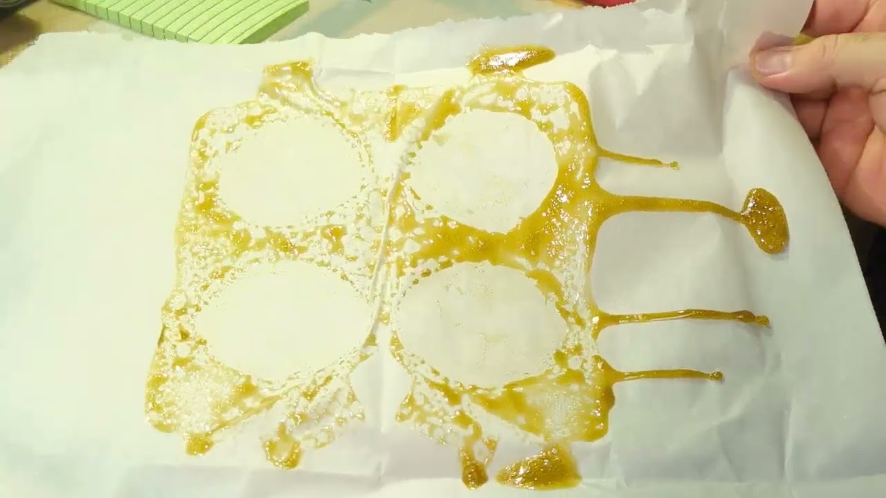 Triple Burger pressed for a patient/grower on my 20ton Tank rosin press. NFSOT