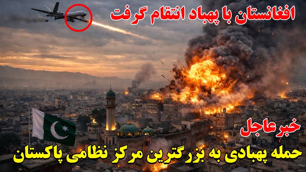 خبرفوری: حملات طیاره بی سرنشین افغان به بزرگترین تاسیسات نظامی پاکستان در خیبرپختونخوا