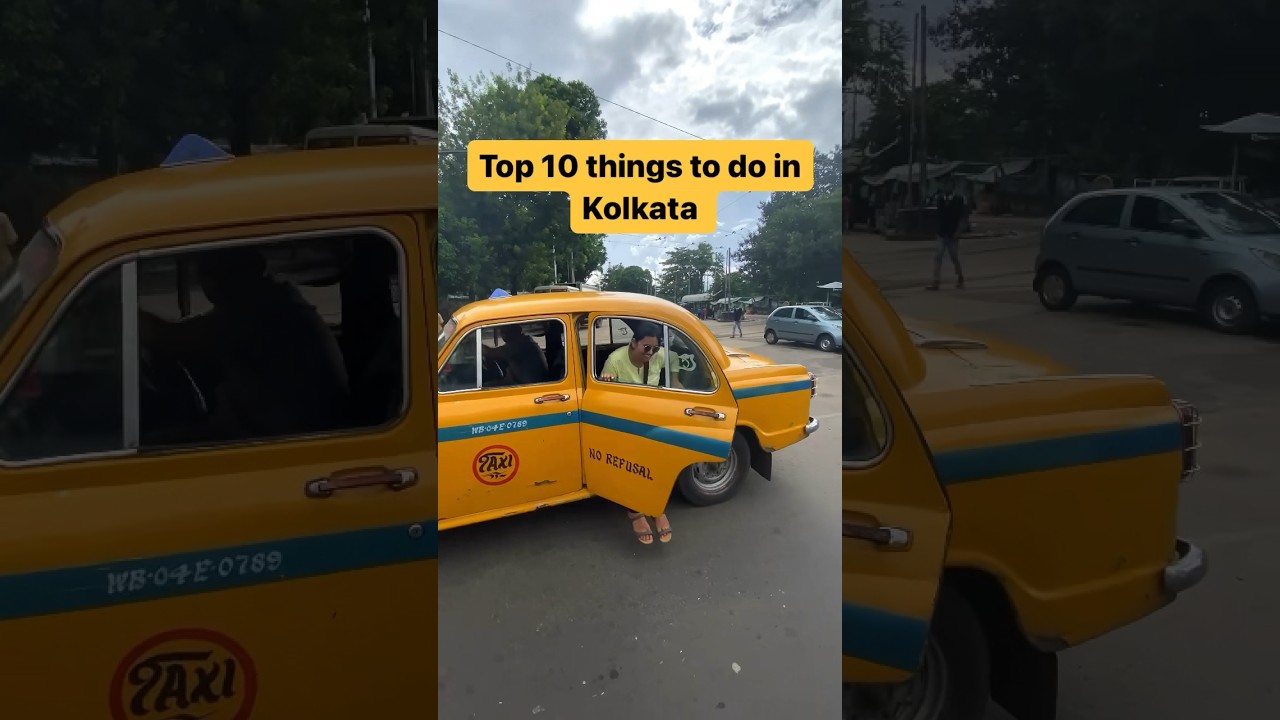 Top 10 things to do in Kolkata #shorts #travel #incredibleindia #happygroovylucky