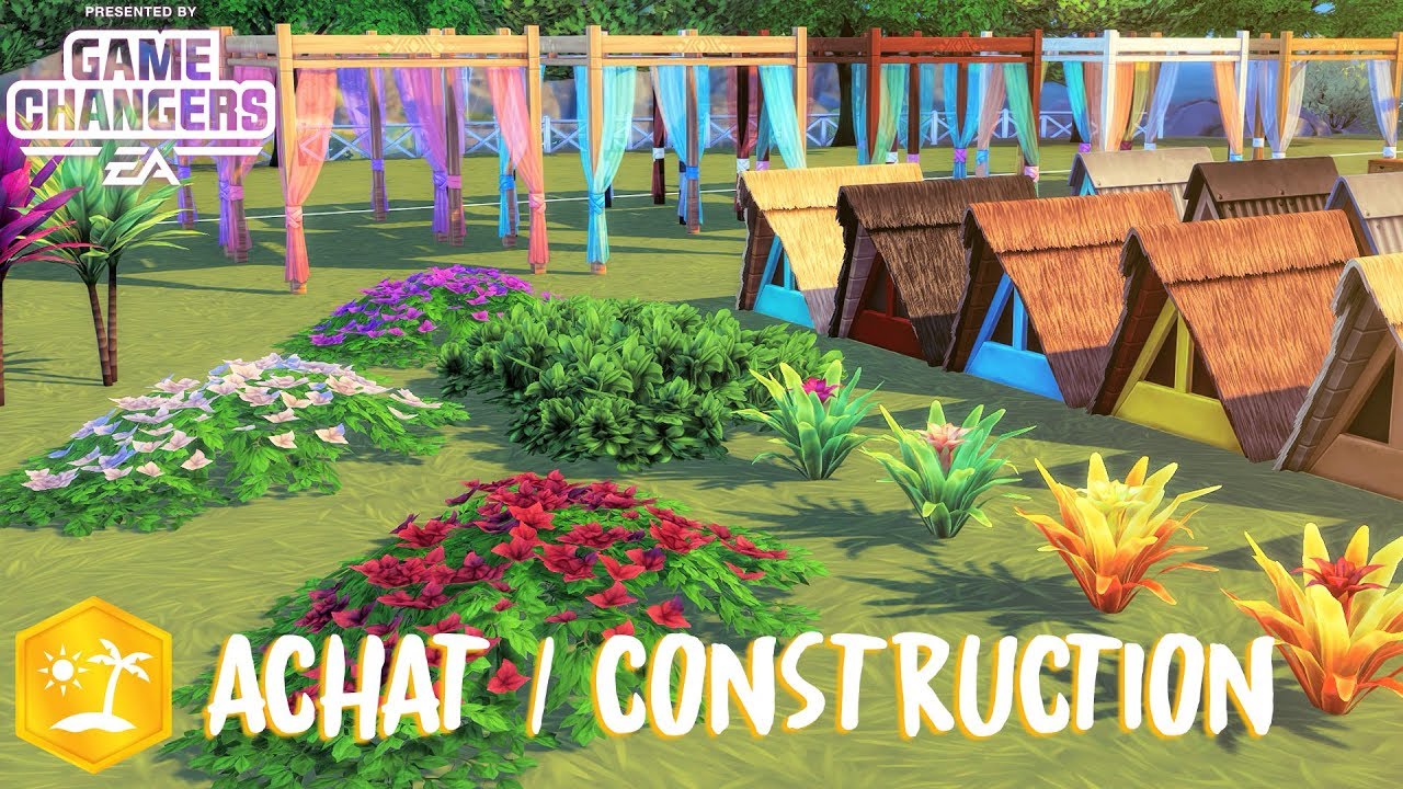 ÎLES PARADISIAQUES 🏖️ CATALOGUE || LES SIMS 4