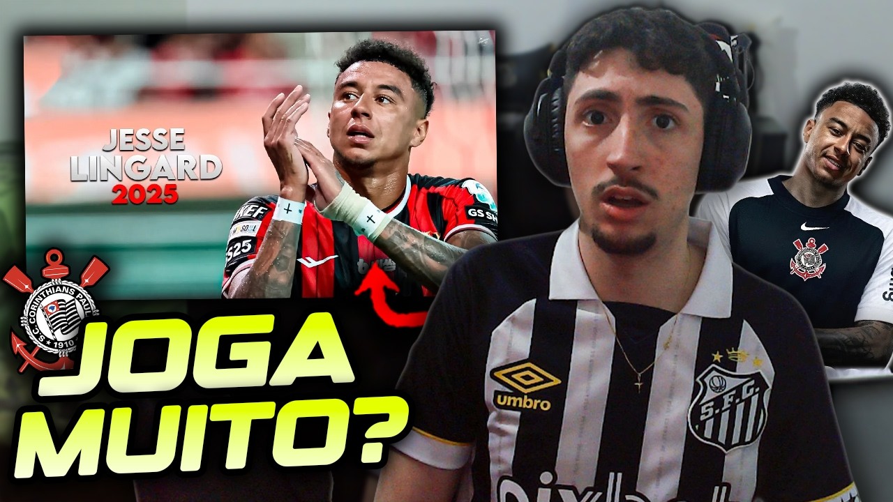 REAGINDO COMO JOGA JESSE LINGARD, NOVO JOGADOR DO CORINTHIANS