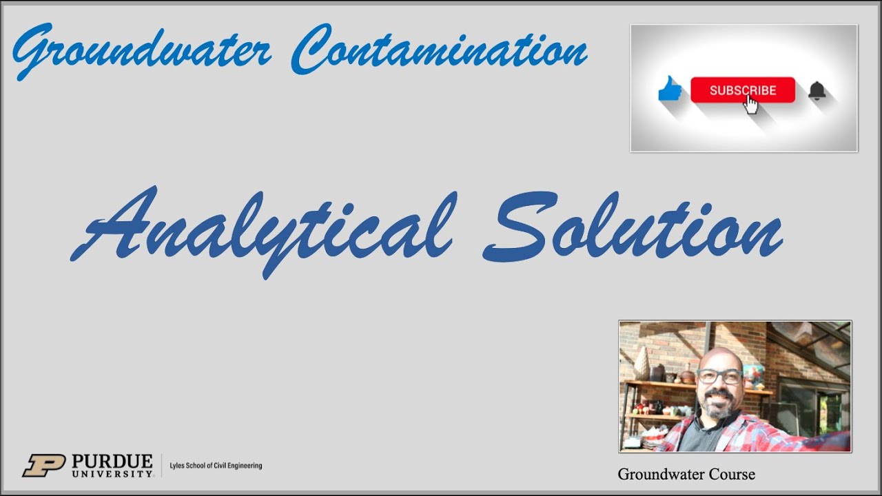 Advection Dispersion: Analytical Solutions