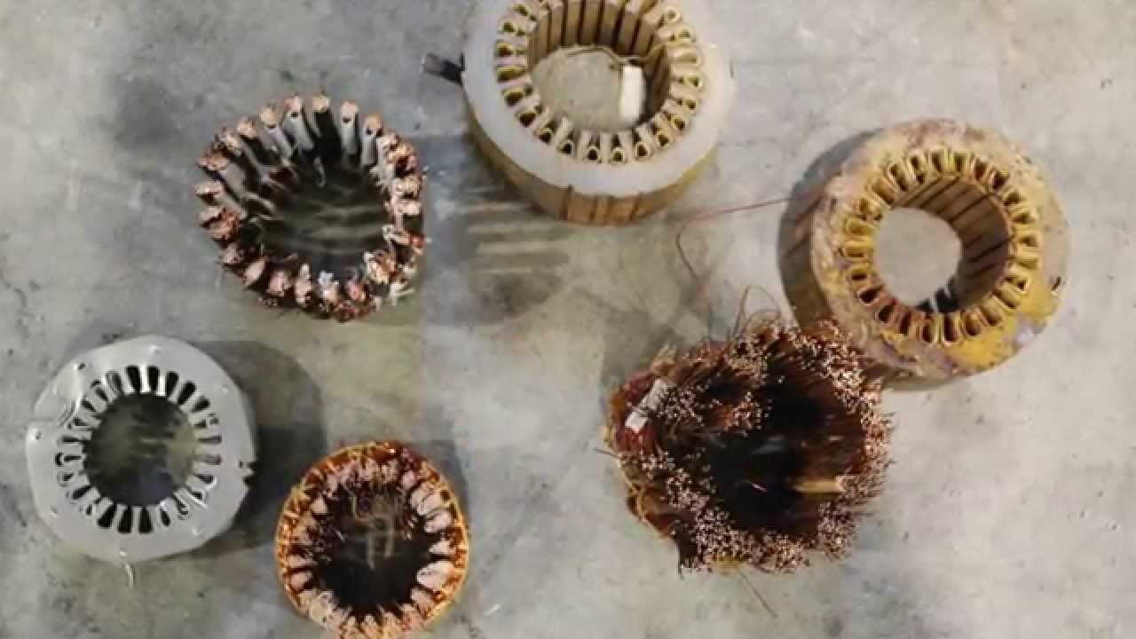 Elektromotoren-Knacker Kupfer Recycling Stokkermill E-MotorChop