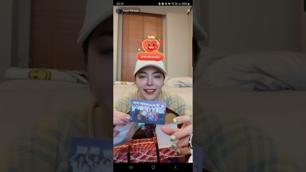 Faye Peraya Live tiktok 26112024
