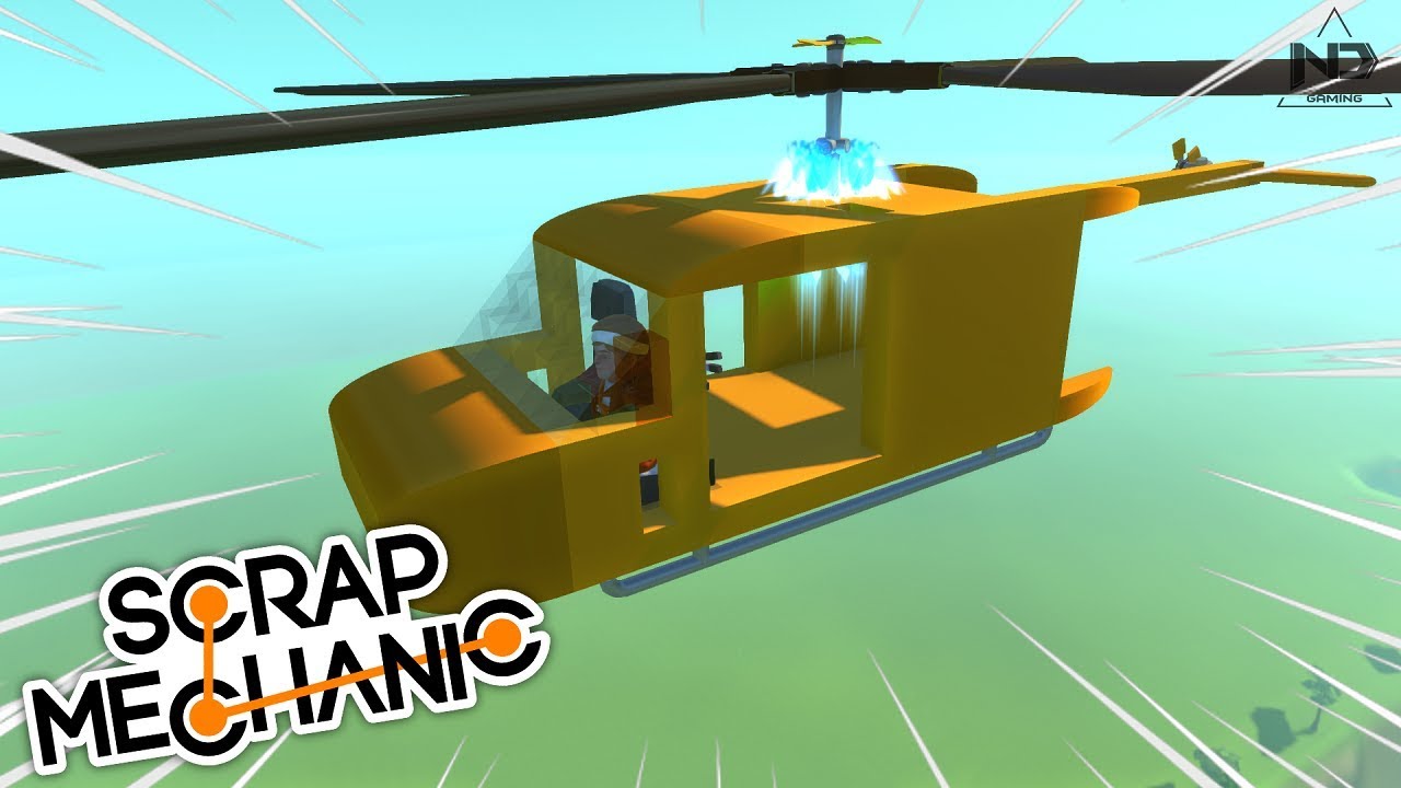 Scrap Mechanic #12 - Lần Đầu Thử Chế Tạo Trực Thăng