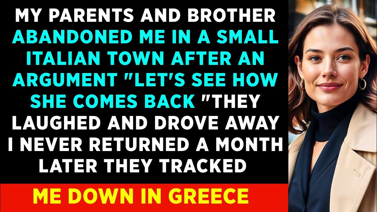 They Left Me Abandoned In A Small Town Italy After A Flight, "Let's See How She Comes back Then..