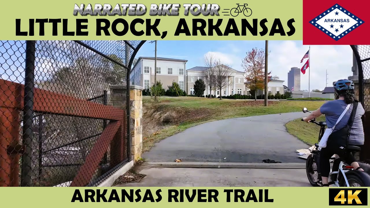 🚴‍♂️ Little Rock, Arkansas – Baring Cross Railroad Bridge to North Street 🚴‍♀️ 4K Bike Ride