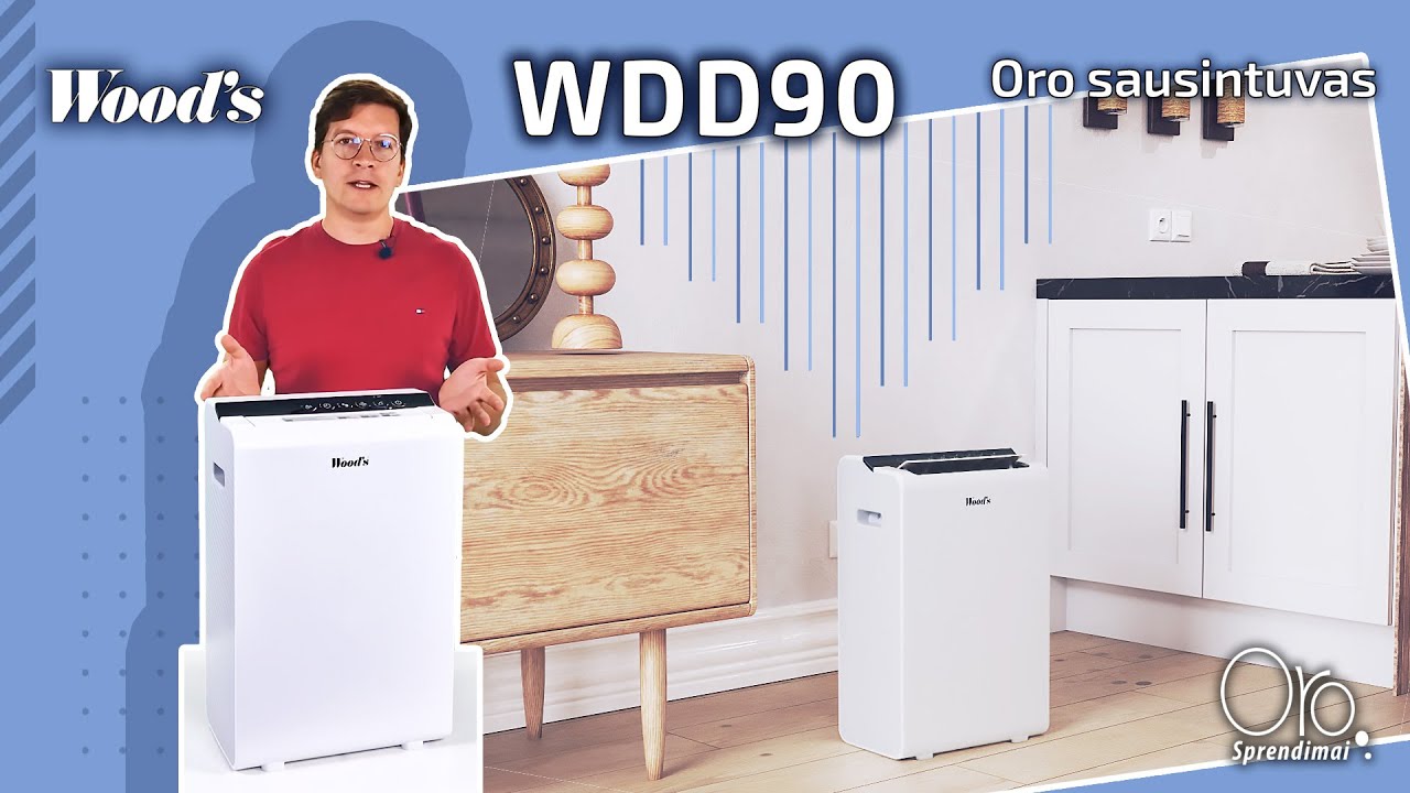 Oro sausintuvas - drėgmės surinkėjas WDD90 Wood's | Orosprendimai