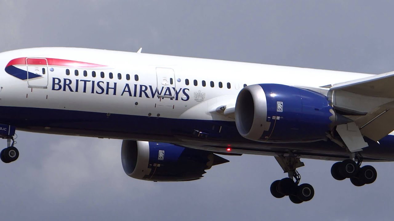 G-ZBJC British Airways Boeing 787-8 Landing London Heathrow Airport