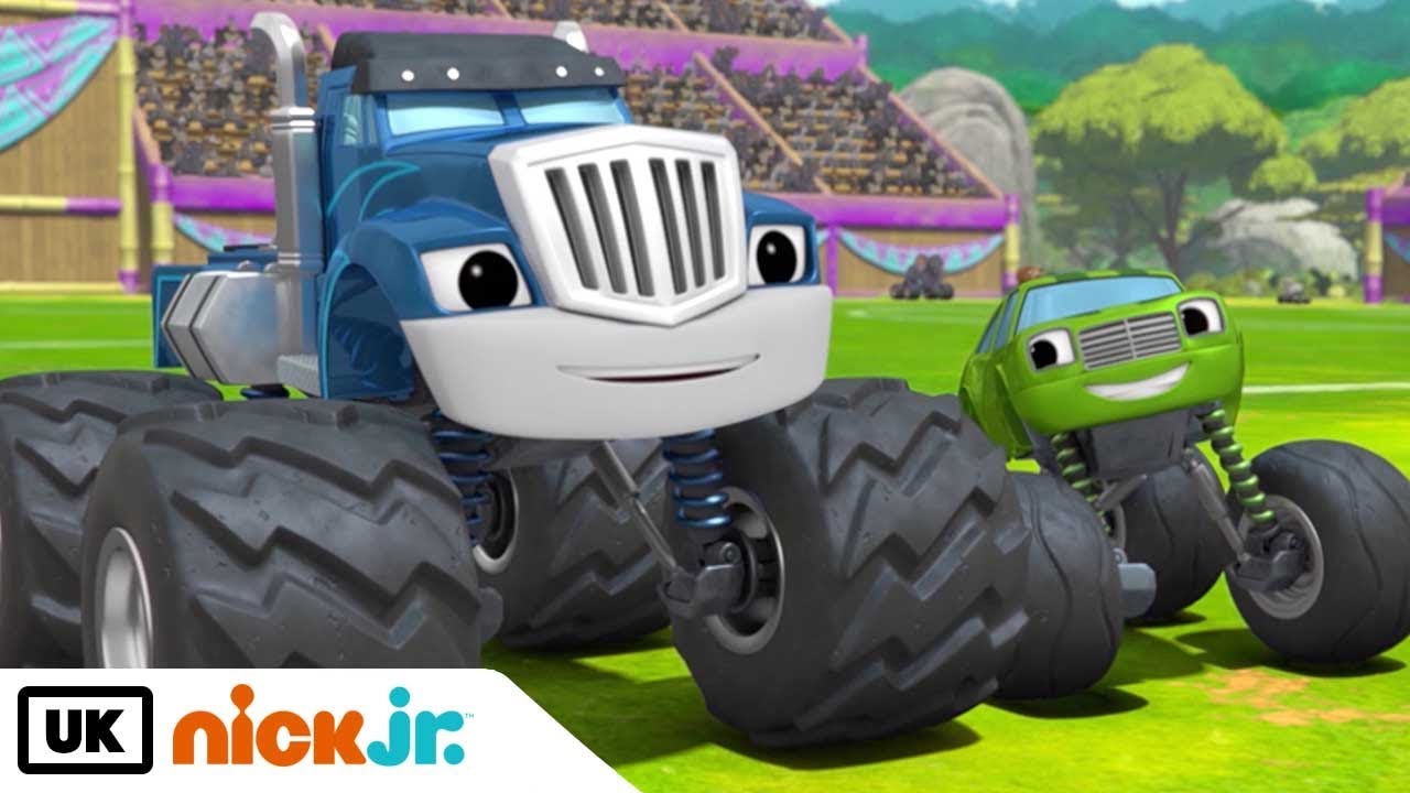 Blaze and the Monster Machines | Best Friends - Crusher & Pickle | Nick Jr. UK