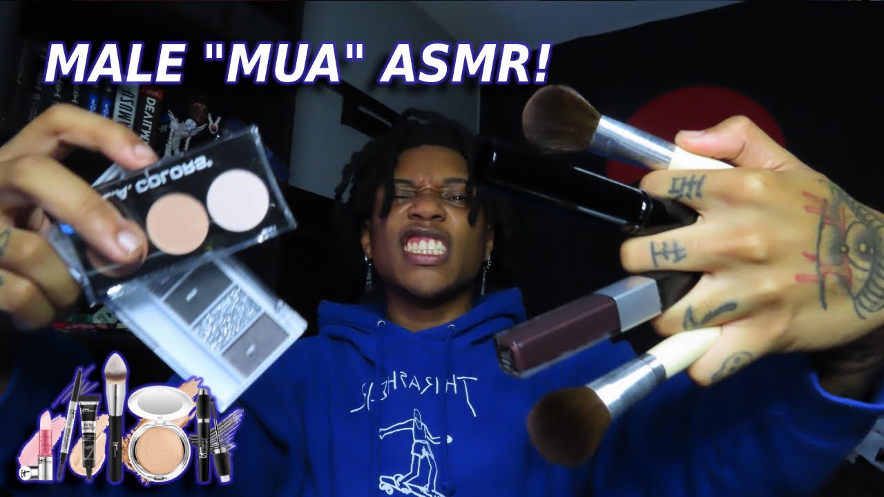 ASMR | Black Guy Does your Makeup 3 [Chill Asf] 🥶
