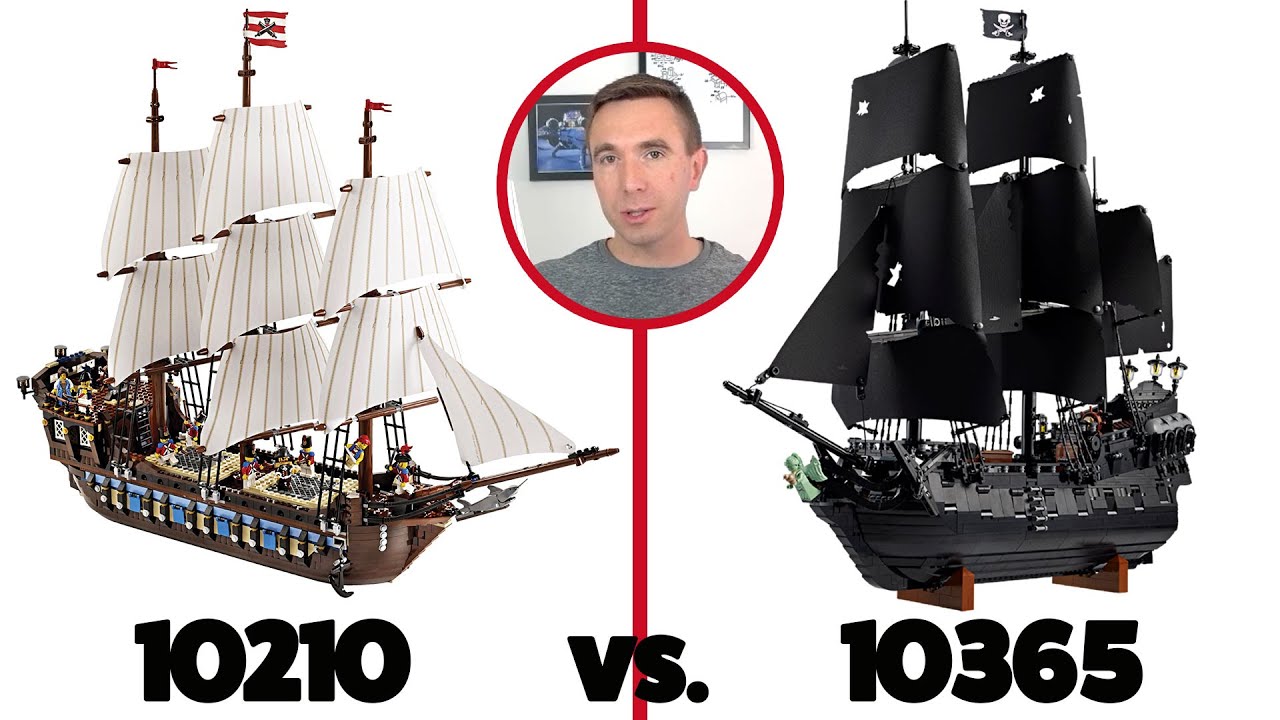 Сравнение наборов LEGO Pirates: &laquo;Чёрная жемчужина&raquo; (10365) и &laquo;Имперский флагман&raquo; (10210)