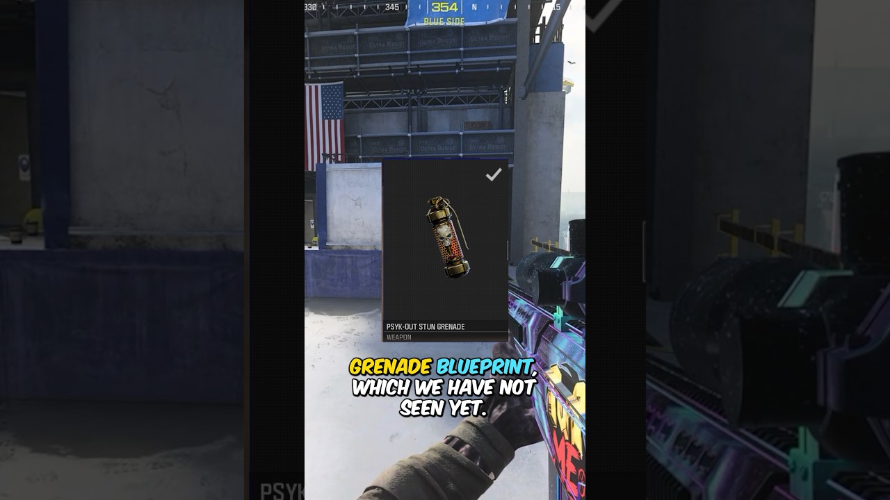 NEW STUN GRENADE BLUEPRINT 😳 #MW3 #shorts