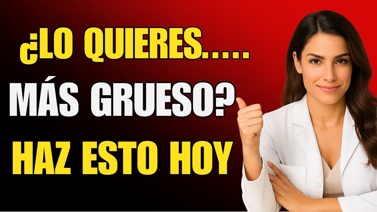 URÓLOGA: ¿Lo Quieres Más GRUESO? Llénalo de Sangre con 1 Solo Gesto! salud masculina - salud sexual