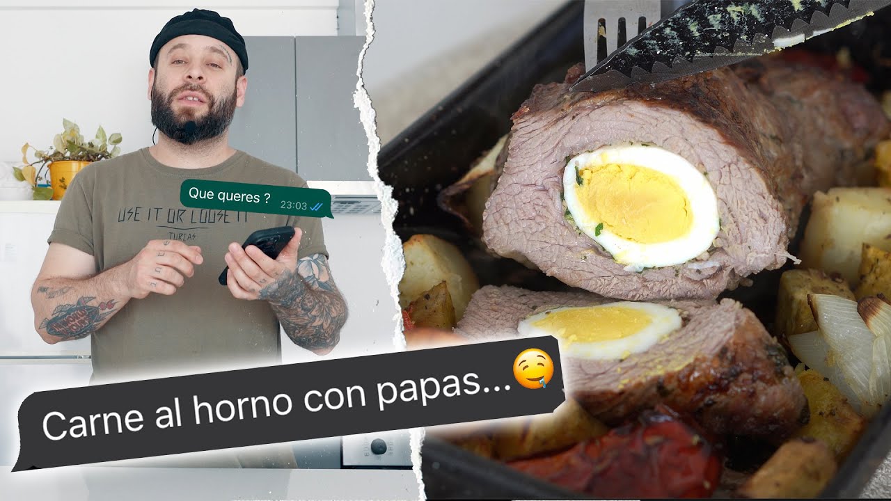 MI MADRE queria CARNE AL HORNO con papas