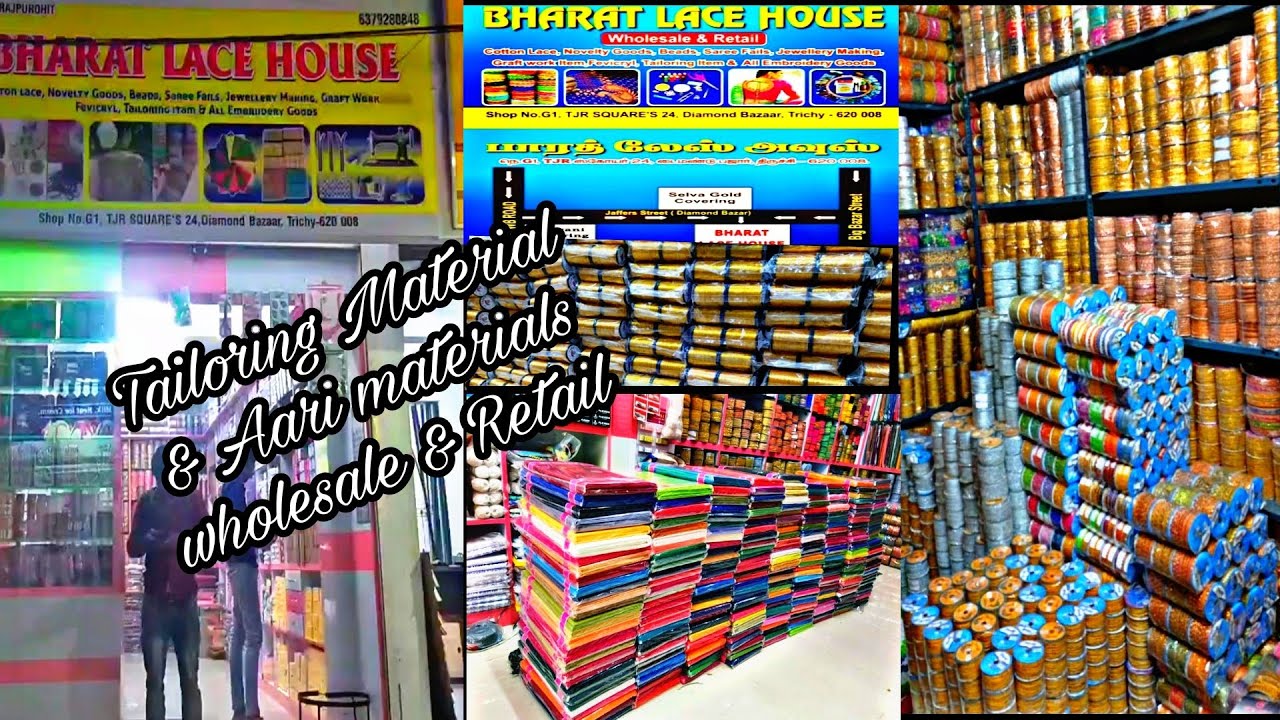 Aari material unboxing/Latest Aaariwork material/wholesale aari material in Trichy #aarimaterials